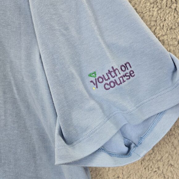 Greyson Men’s Blue Golf Polo Shirt LOGO "Youth On Course" Size XL - Picture 5 of 12